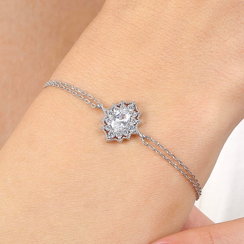 Işıltılı Bohem Güzellik Vintage Gümüş Mini Set