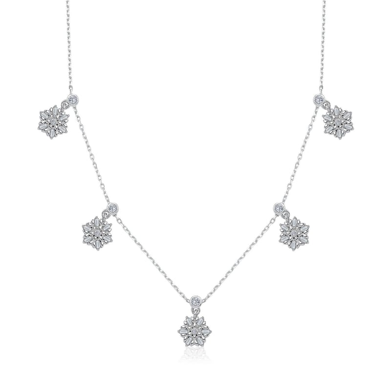 Kristal Güneşi Choker Gümüş Şans Kolye