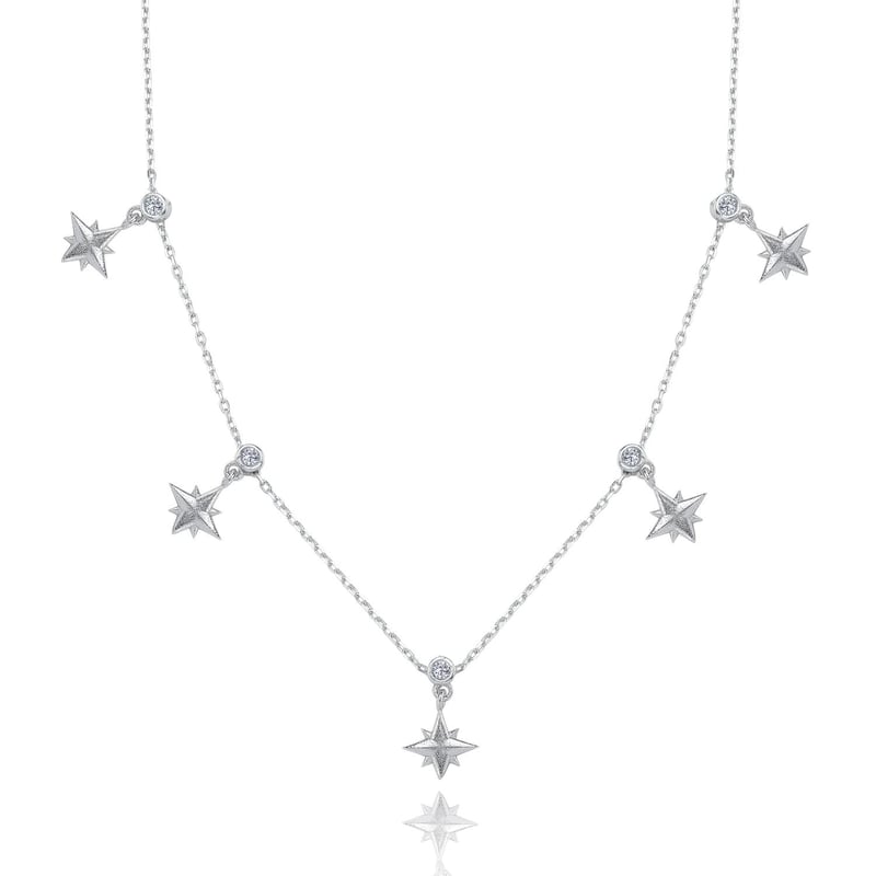 Kutup Geçidi Choker Gümüş Şans Kolye