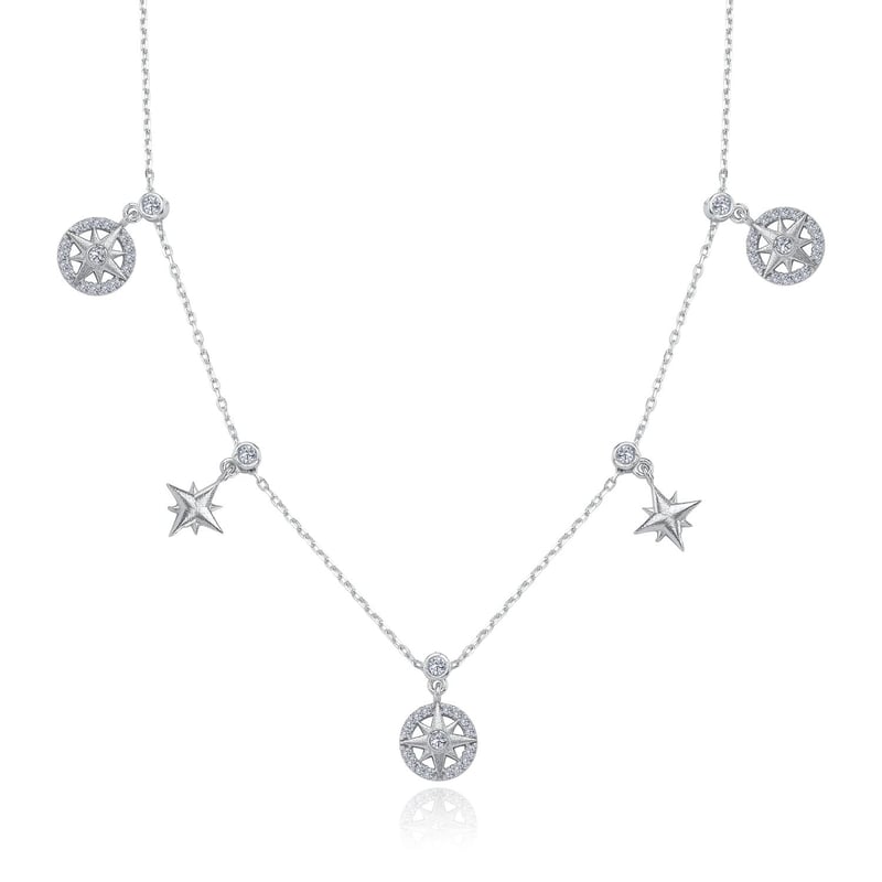 Kuzey Rüyası Choker Gümüş Şans Kolye