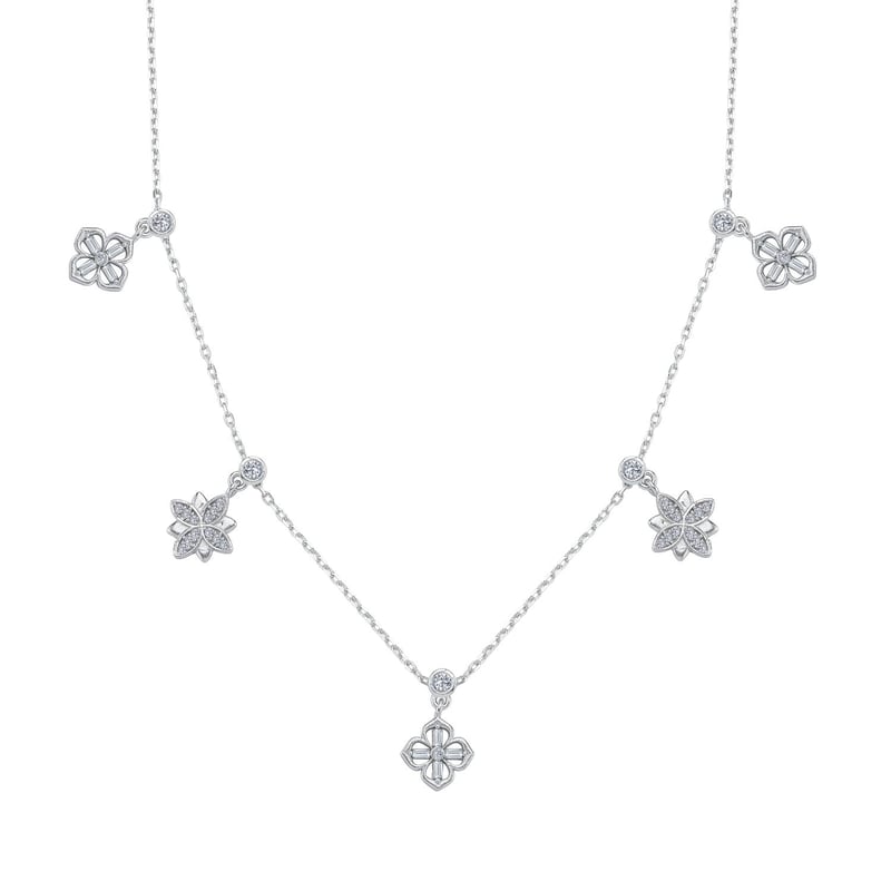 Lotus Asaleti Choker Gümüş Şans Kolye