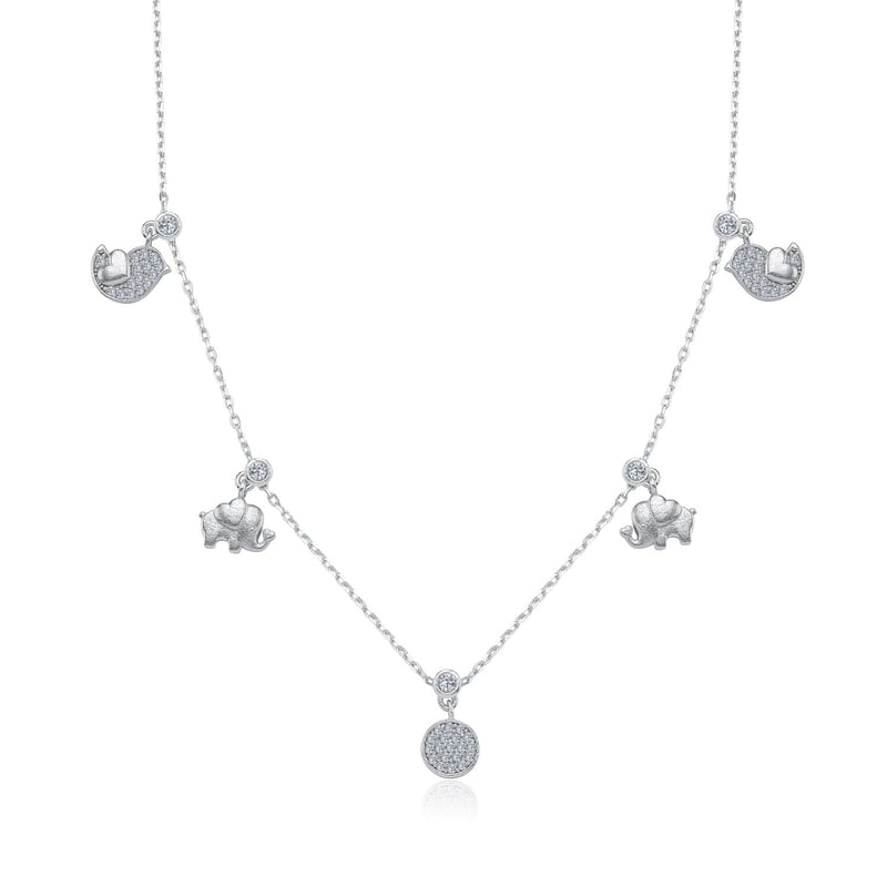 Mistik Festival Choker Gümüş Şans Kolye