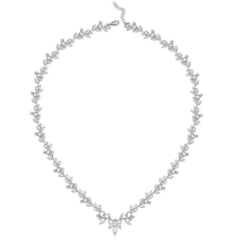 Pırlanta Montür Full Taşlı Aşk Bestesi Gümüş Su Yolu Set