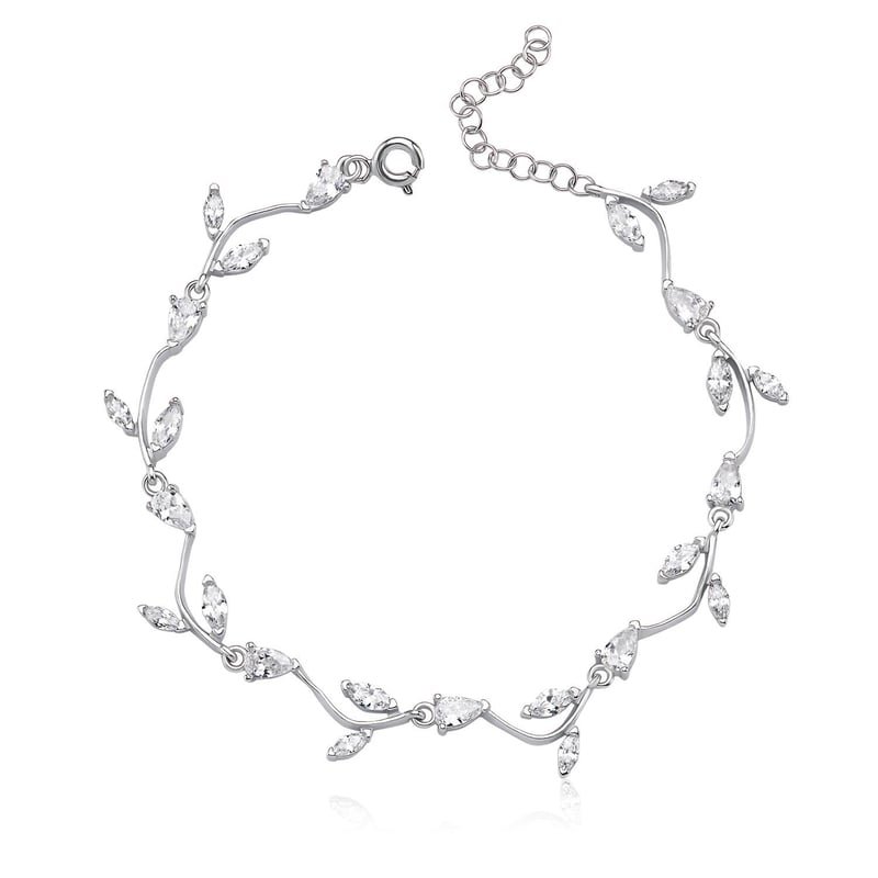 Pırlanta Montür Full Taşlı Aşk Masalı Gümüş Su Yolu Set