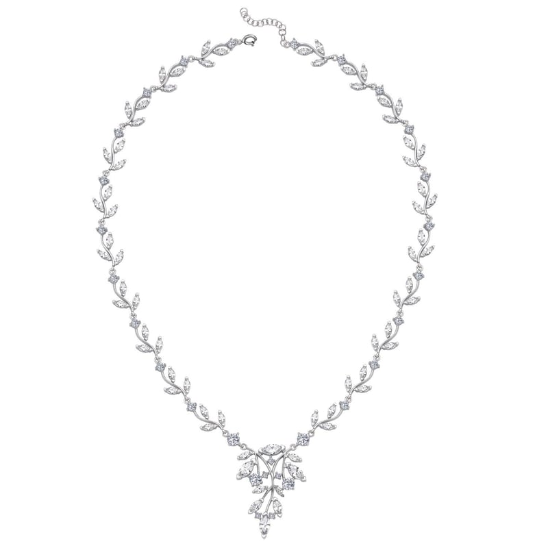 Pırlanta Montür Full Taşlı Masal Bestesi Gümüş Su Yolu Set