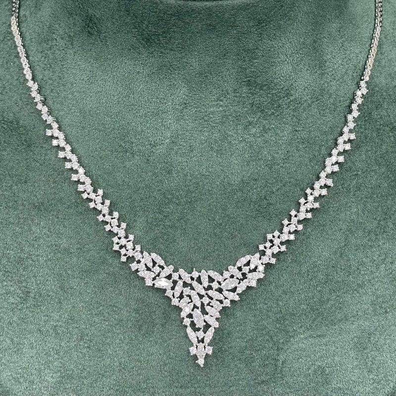 Pırlanta Montur Gümüş Su Yolu Set Takım