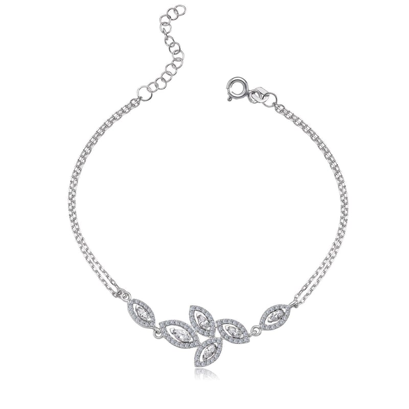 Pırlanta Montür İlk Dans Işıltısı Gümüş Su Yolu Set