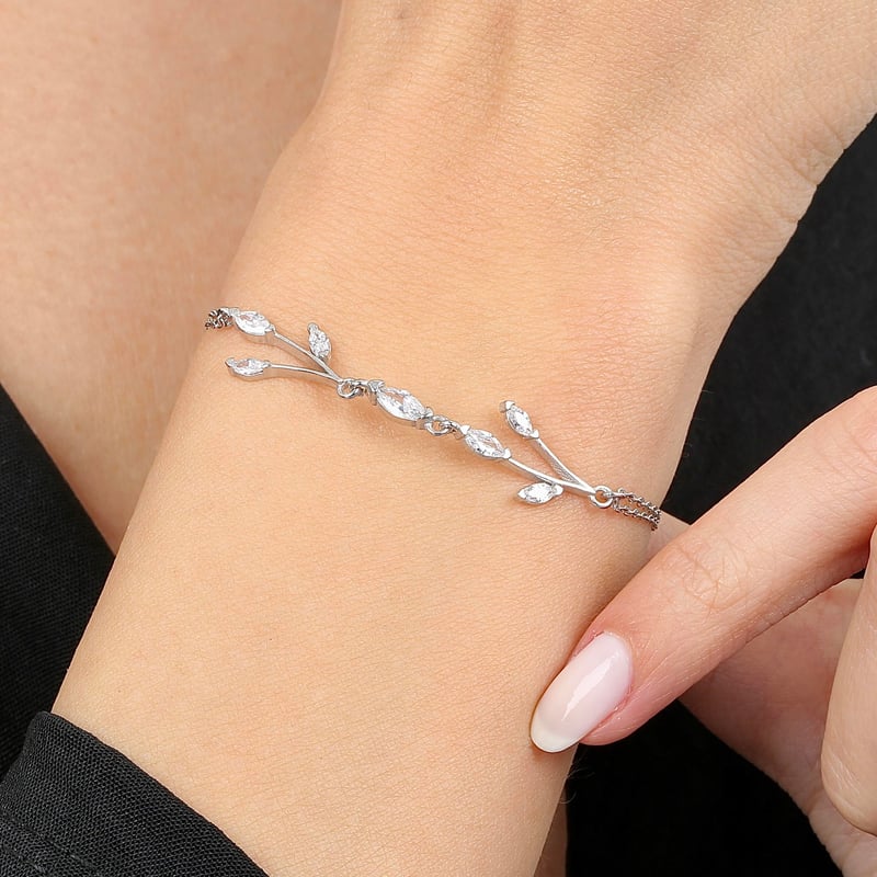 Pırlanta Montür Mutluluk Masalı Gümüş Su Yolu Set