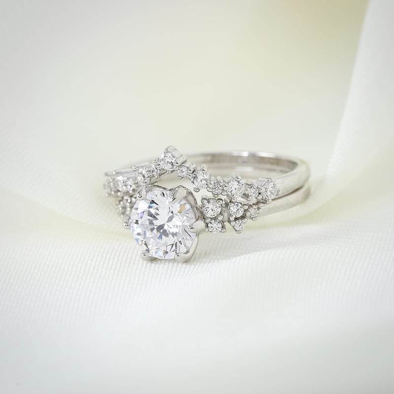 Pırlanta Montür Prenses Masalı Tween Gümüş Yüzük