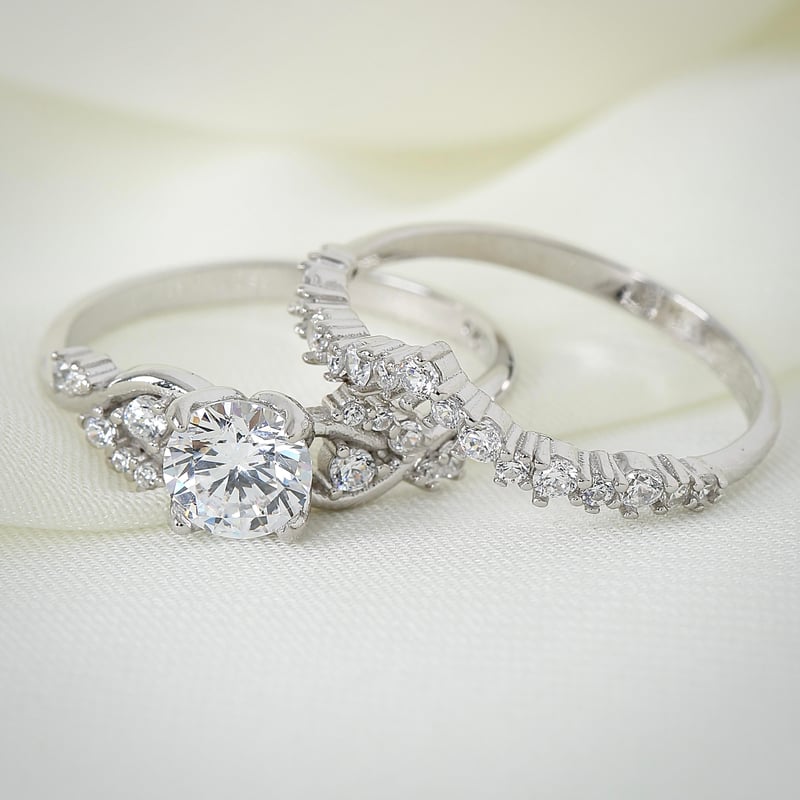 Pırlanta Montür Prensesin Düşü Tween Gümüş Yüzük