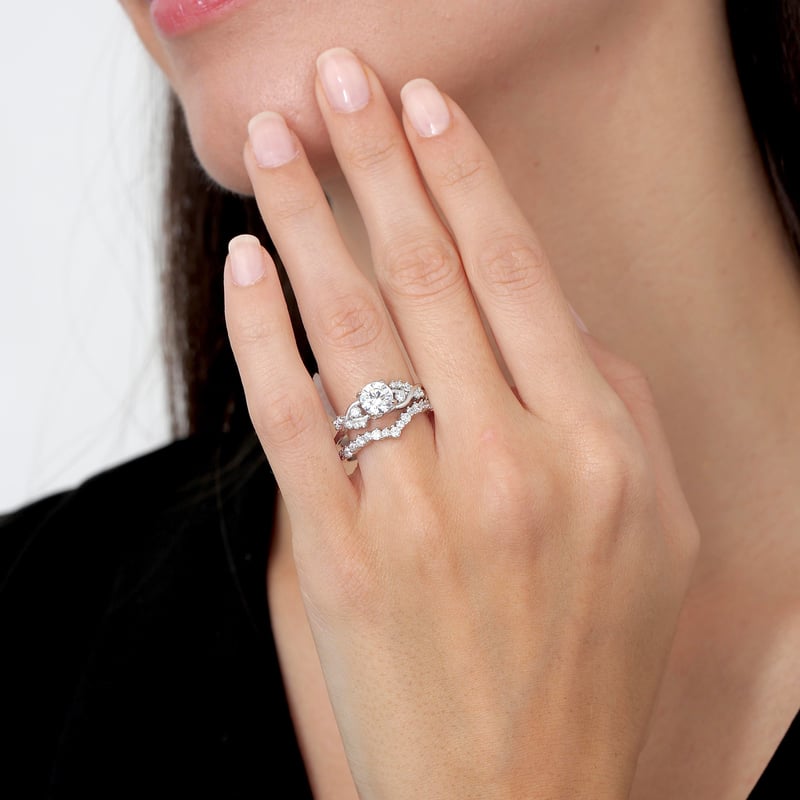 Pırlanta Montür Prensesin Düşü Tween Gümüş Yüzük