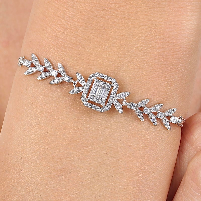 Pırlanta Montür Tutku Işıltısı Baget Gümüş Üçlü Set