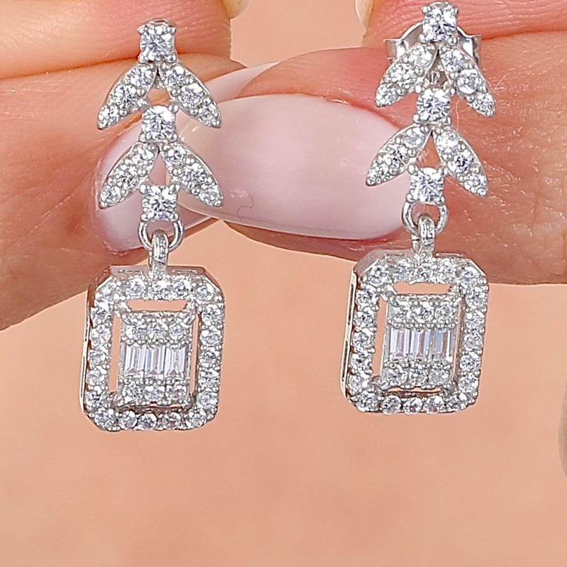 Pırlanta Montür Tutku Işıltısı Baget Gümüş Üçlü Set