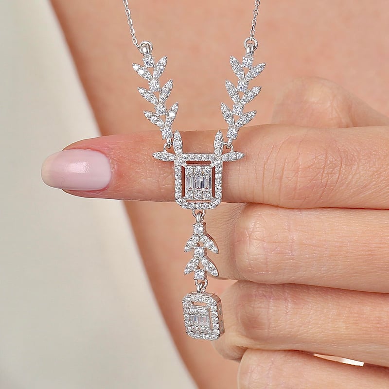 Pırlanta Montür Tutku Işıltısı Baget Gümüş Üçlü Set