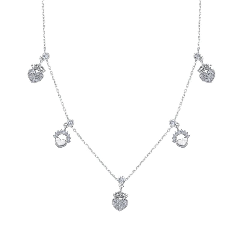 Sevgi Dansı Choker Gümüş Şans Kolye