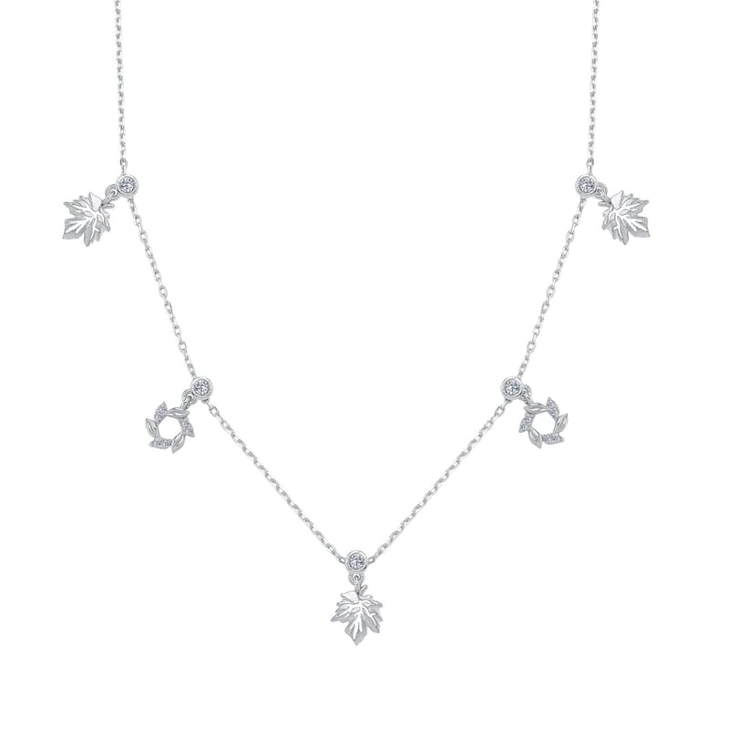 Sonbahar Güneşi Choker Gümüş Şans Kolye