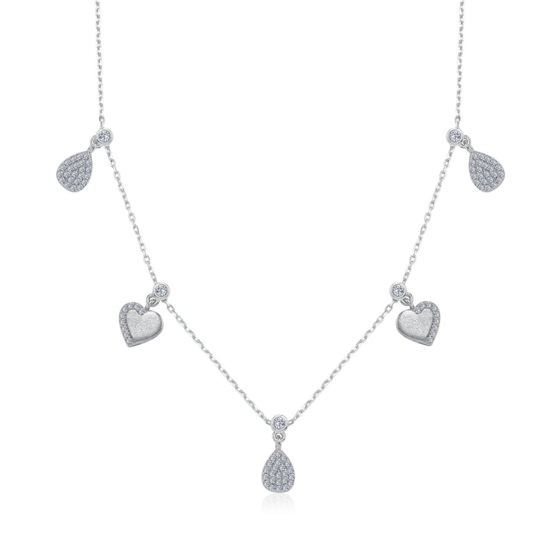 Yağmurun Aşkı Choker Gümüş Şans Kolye