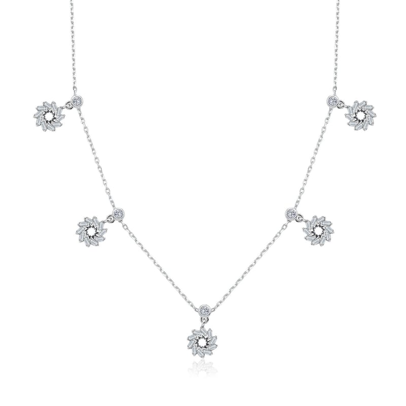 Yaz Güneşi Choker Gümüş Şans Kolye
