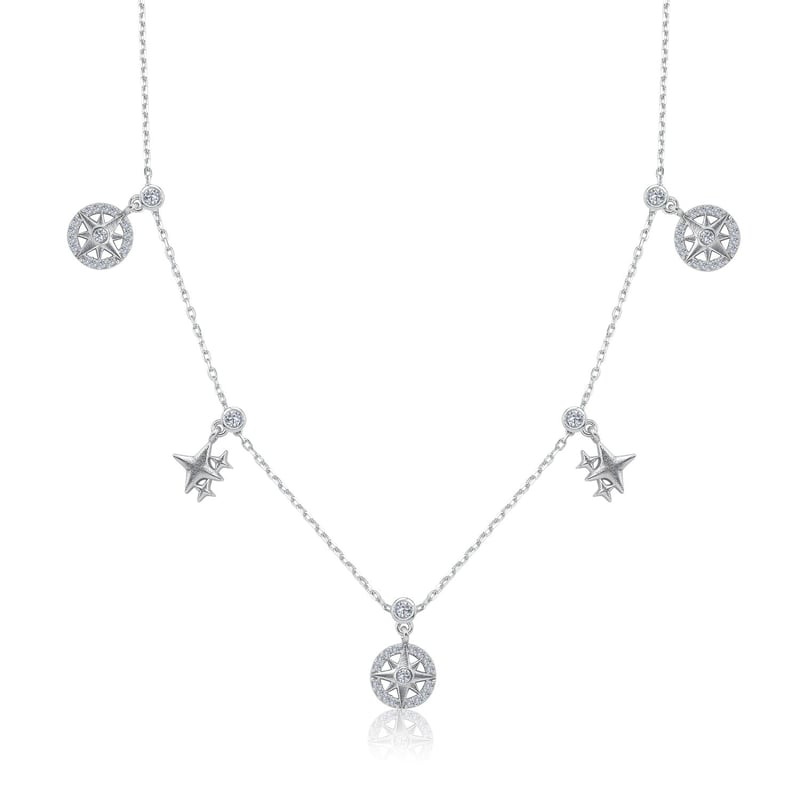 Yıldız Serüveni Choker Gümüş Şans Kolye