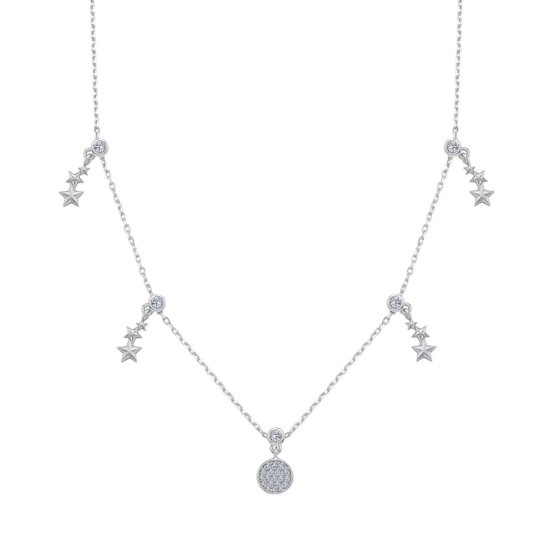 Yıldızların Ahengi Choker Gümüş Şans Kolye