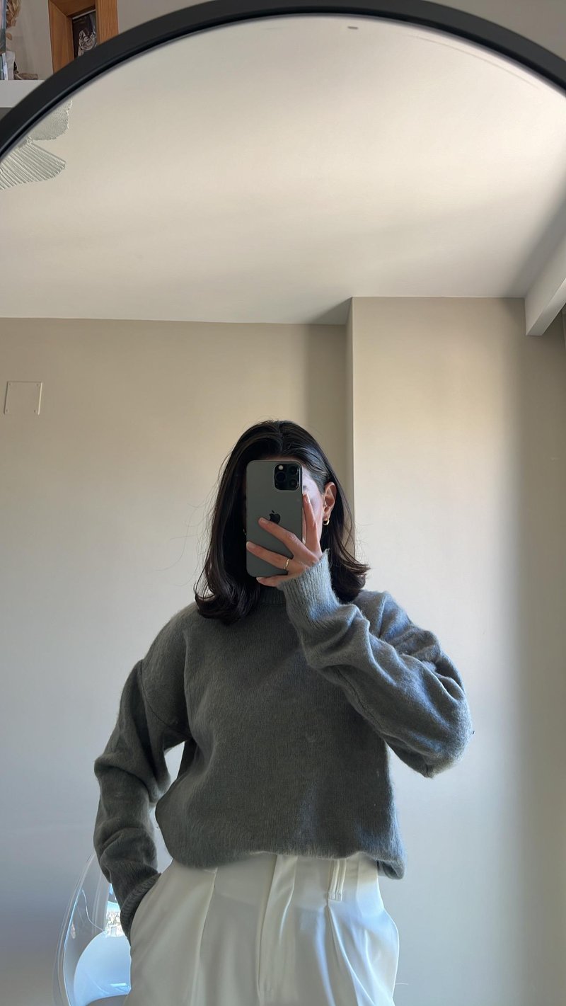 MASSIMO DUTTI PEMBE KAZAK
