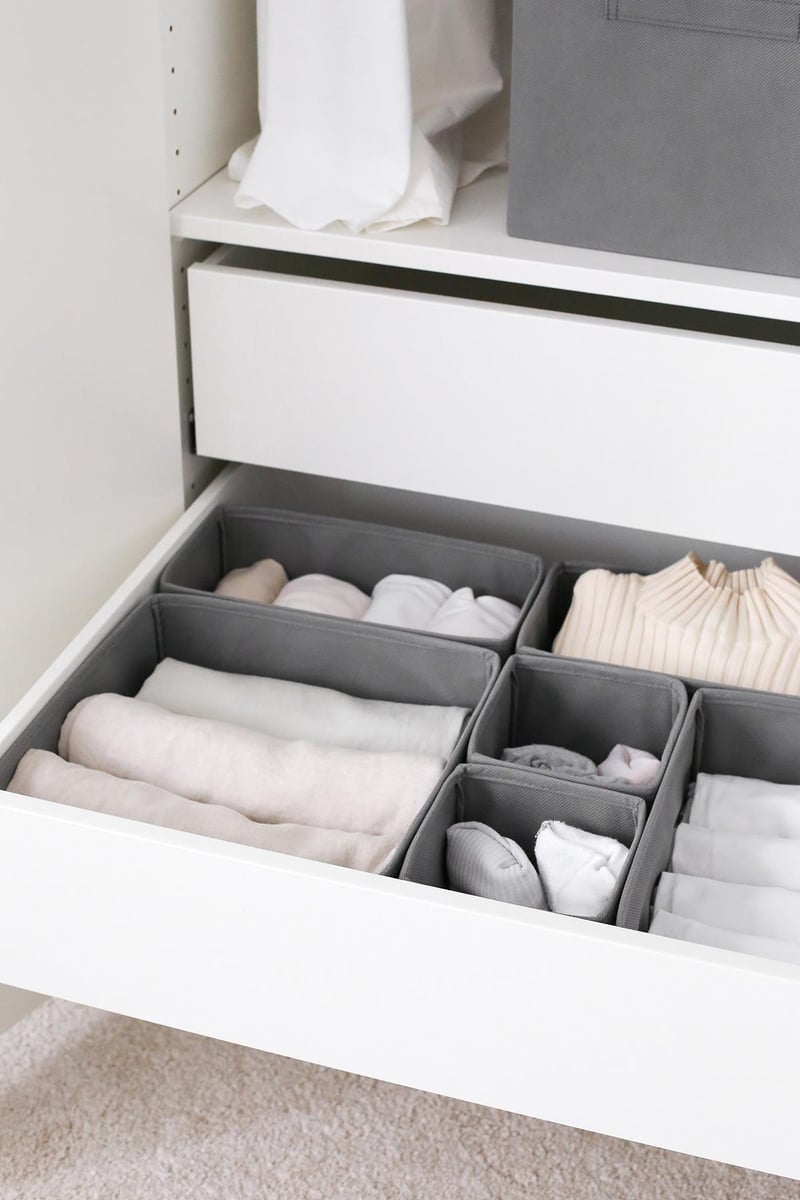 REK HOME 12'li Gri Çekmece İçi Düzenleyici Organizer Set