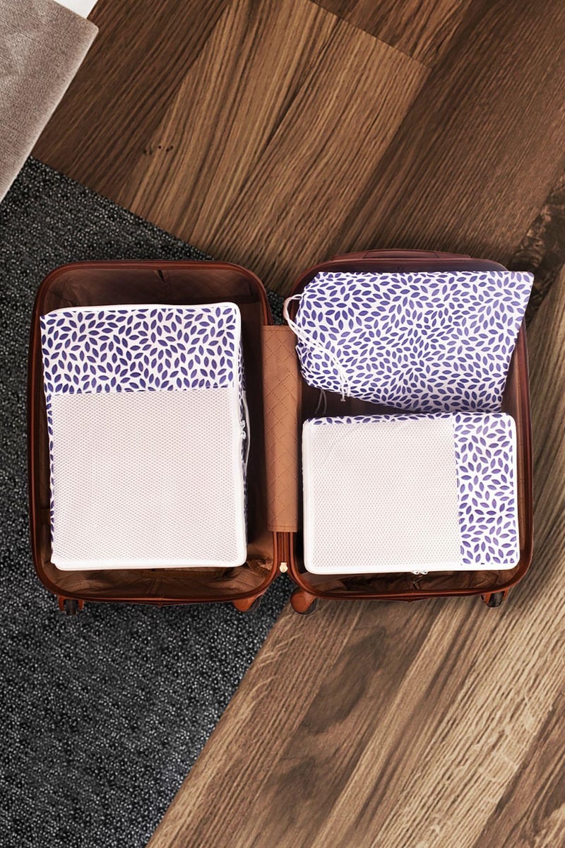 Rek Home 3'lü Bavul İçi Düzenleyici Organizer Set / Lacivert