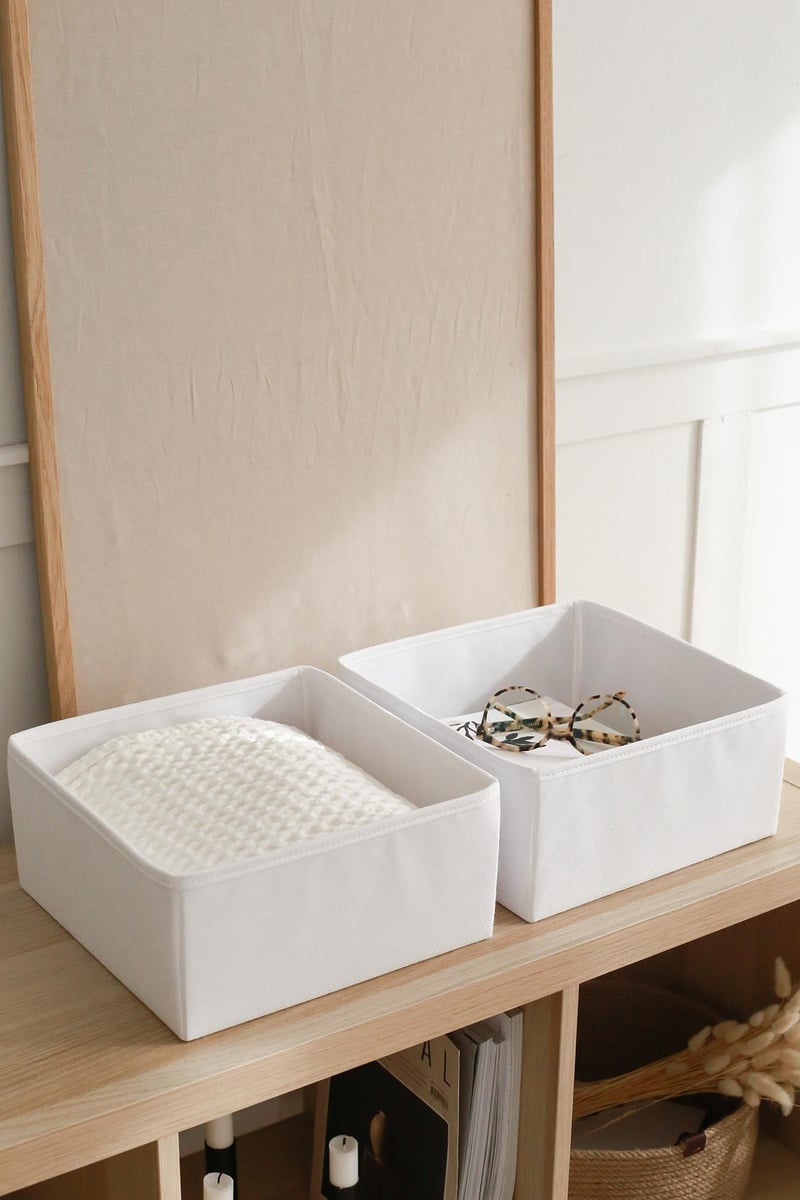 REK HOME 6'lı Beyaz Çekmece İçi Düzenleyici Organizer Set