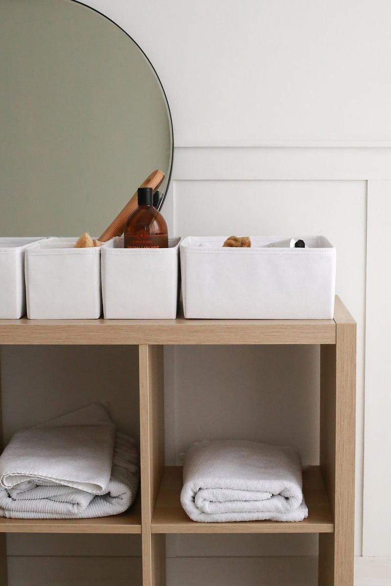 REK HOME 6'lı Beyaz Çekmece İçi Düzenleyici Organizer Set