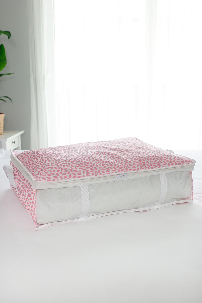 Rek Home Pencereli Yaprak Pudra Baza Altı Yastık Yorgan Kazak Hurcu / 60x45x15
