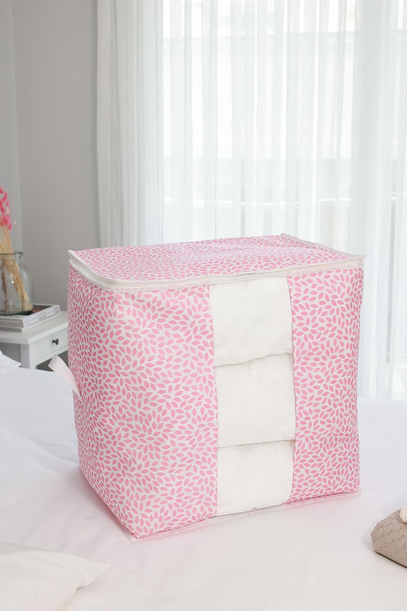 Rek Home Pencereli Yaprak Pudra Yastık Yorgan Kazak Hurcu / 50x50x36
