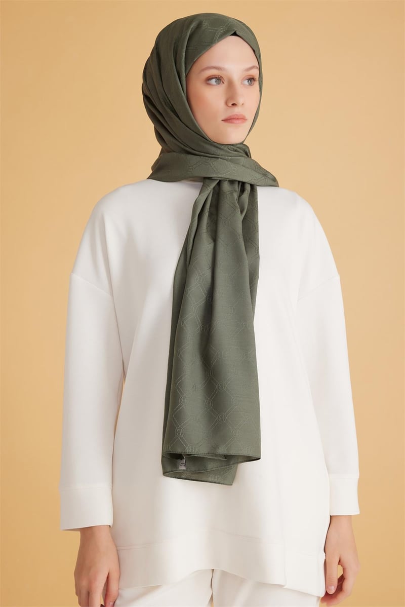{URUNSEO_TITLE} | BELLI | Belli Fresh Şal | BELLİ FRESH MONOGRAM ŞAL 2 - 18