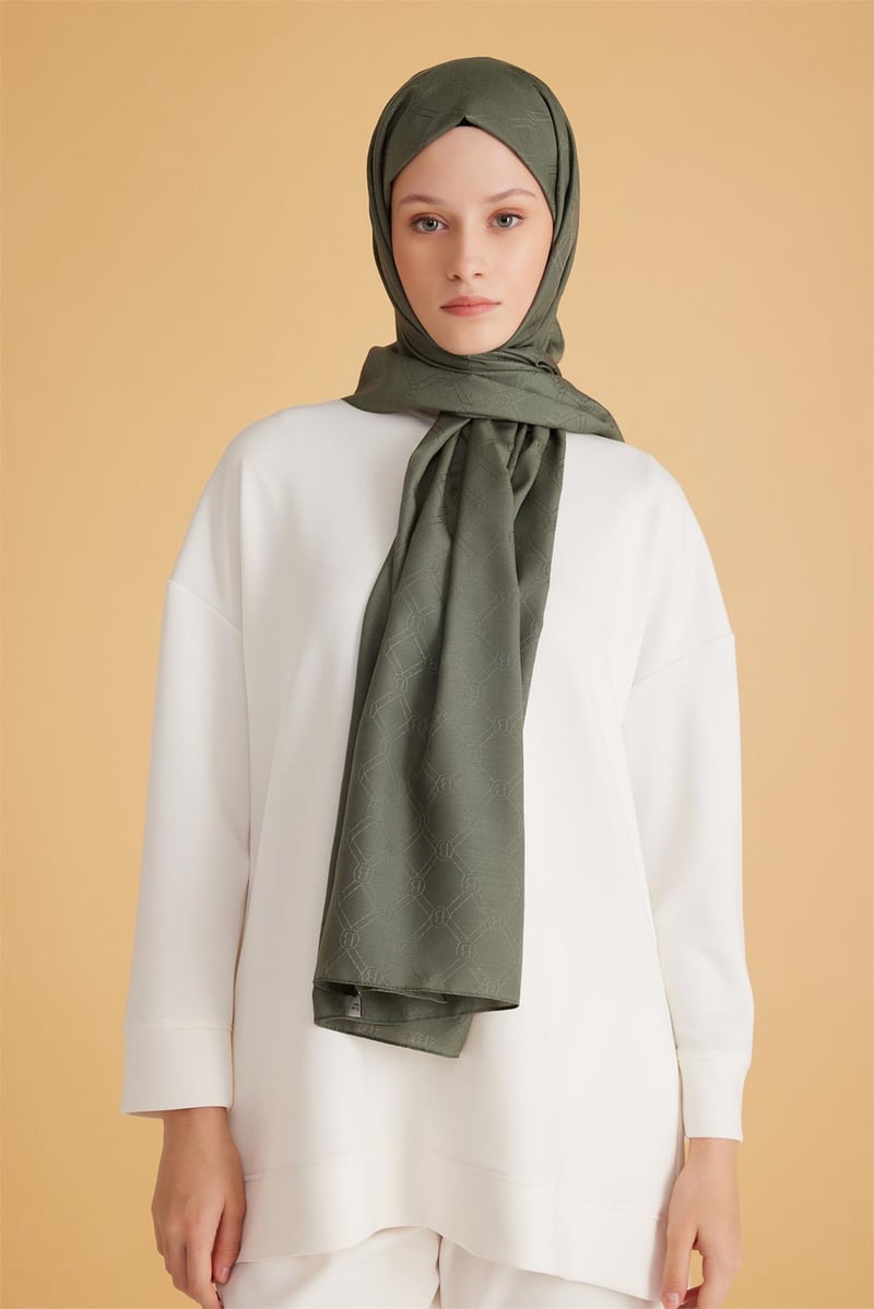 {URUNSEO_TITLE} | BELLI | Belli Fresh Şal | BELLİ FRESH MONOGRAM ŞAL 2 - 18