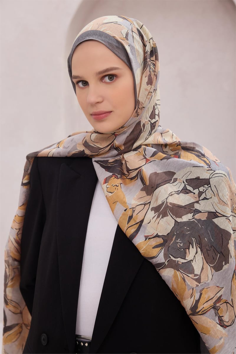 {URUNSEO_TITLE} | BELLI | Fresh Şal | BELLİ FRESH ROZY 1864 ŞAL - 17