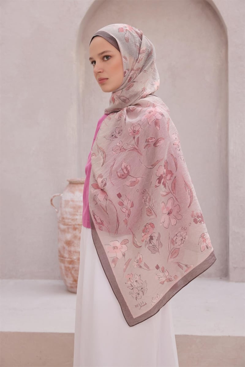 {URUNSEO_TITLE} | BELLI | Fresh Şal | BELLİ FRESH ROZY 1865 ŞAL - 15