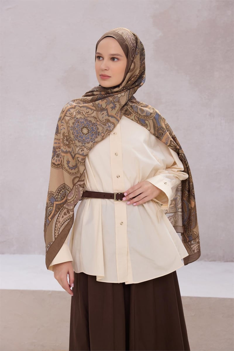 {URUNSEO_TITLE} | BELLI | Viscon Şal | BELLİ FRESH LENA ŞAL 1639 - 18
