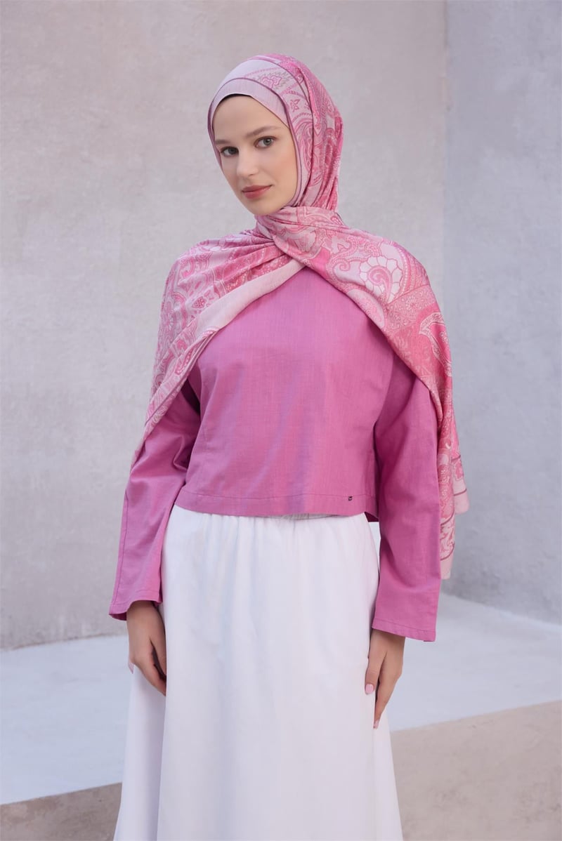 {URUNSEO_TITLE} | BELLI | Viscon Şal | BELLİ FRESH LENA ŞAL 1639 - 13