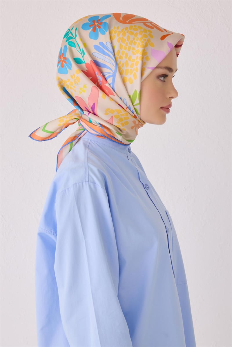 {URUNSEO_TITLE} | BELLI | BELLİ İPEK EŞARP | BELLİ SAF İPEK EŞARP 4043D (T) - 05