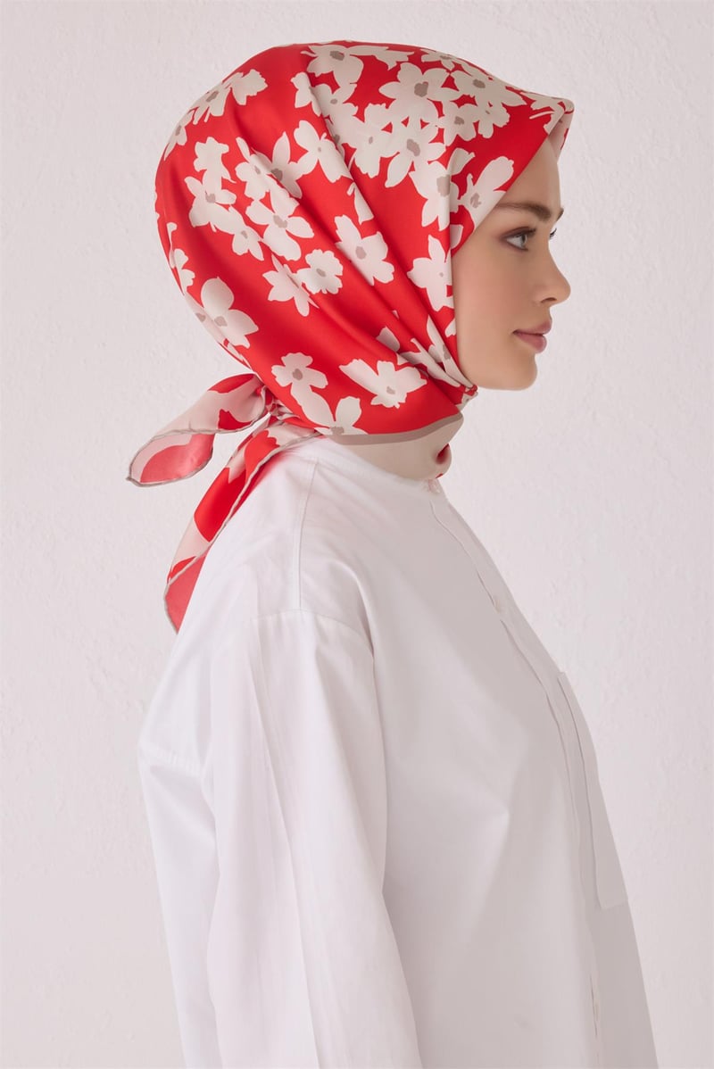 {URUNSEO_TITLE} | BELLI | BELLİ İPEK EŞARP | BELLİ SAF İPEK EŞARP 4044D (T) - 12