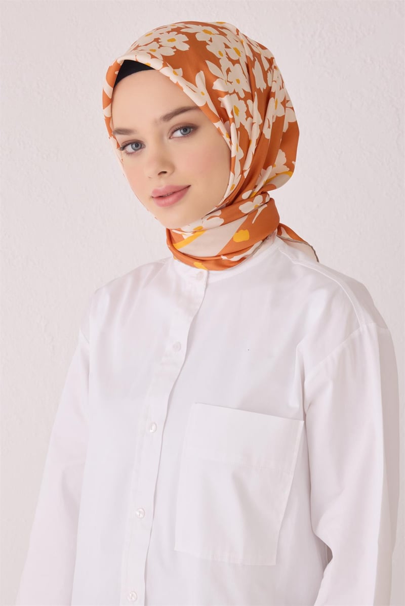 {URUNSEO_TITLE} | BELLI | BELLİ İPEK EŞARP | BELLİ SAF İPEK EŞARP 4044D (T) - 11