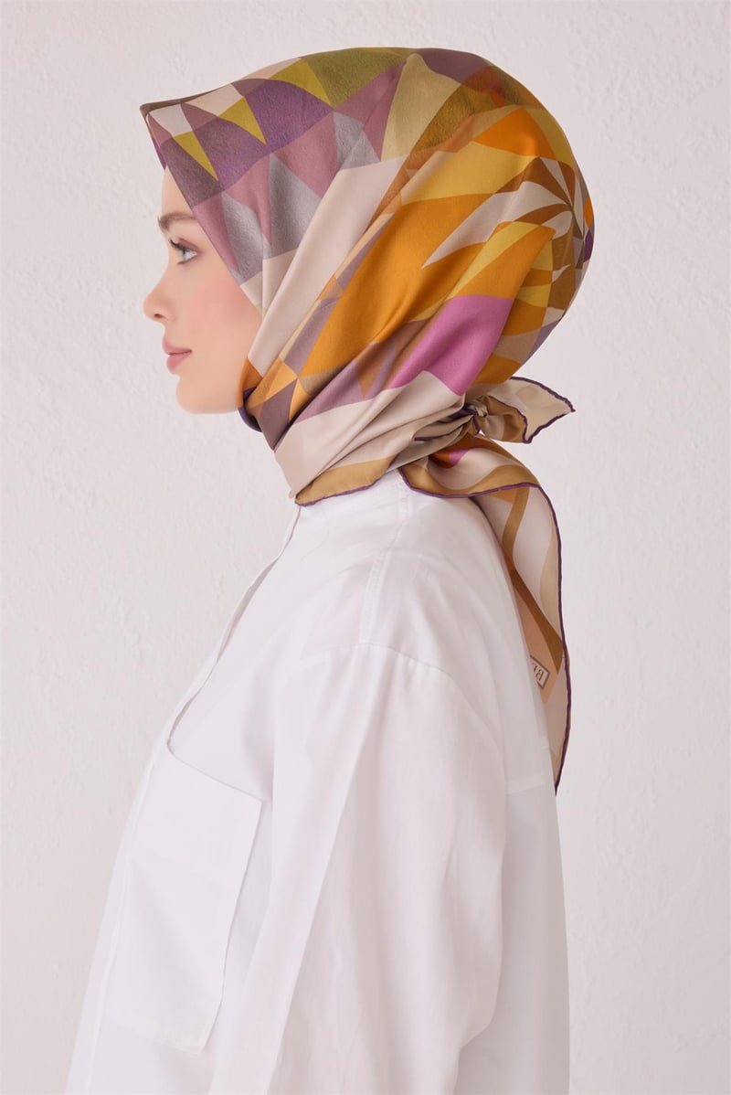 {URUNSEO_TITLE} | BELLI | BELLİ İPEK EŞARP | BELLİ SAF İPEK EŞARP 4046D (T) - 03