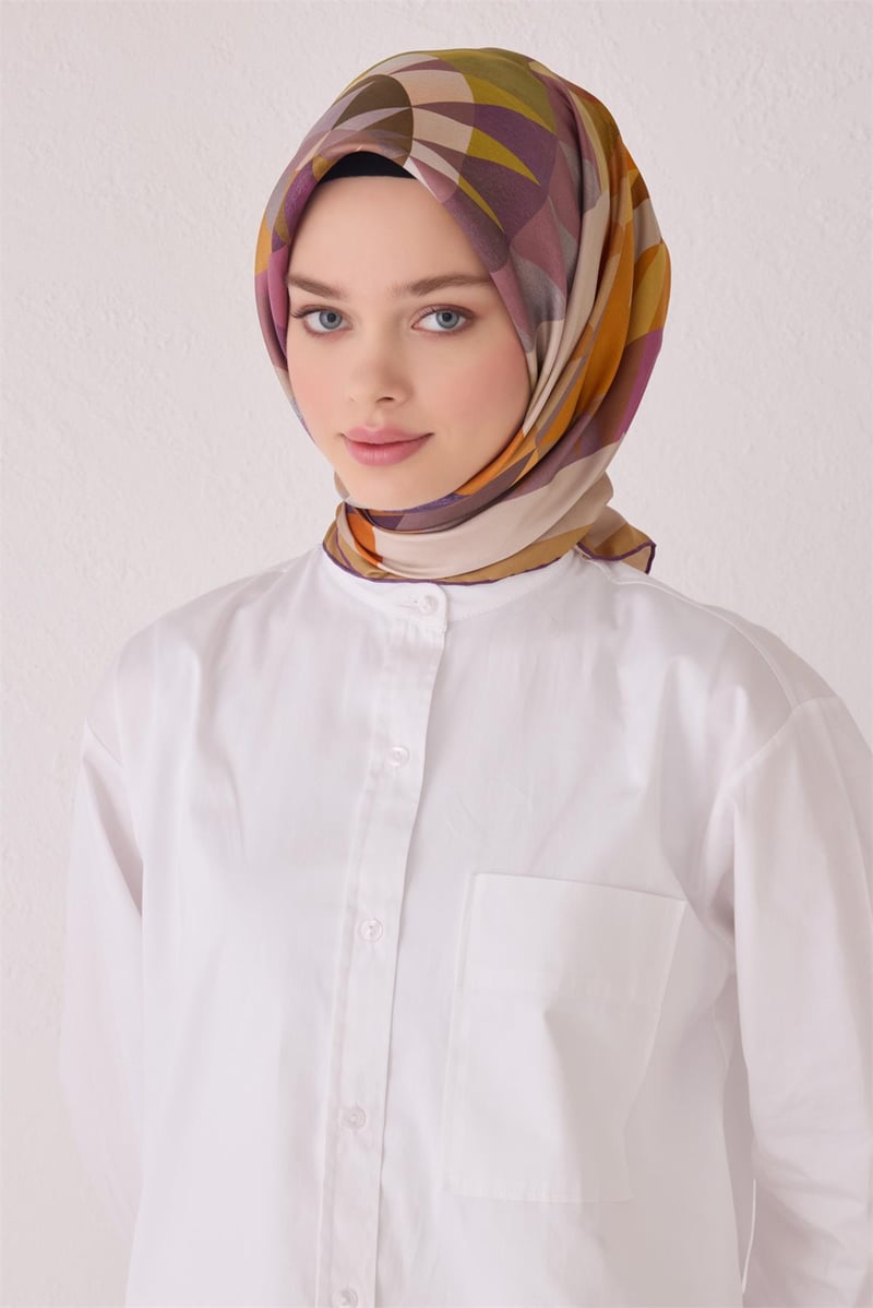 {URUNSEO_TITLE} | BELLI | BELLİ İPEK EŞARP | BELLİ SAF İPEK EŞARP 4046D (T) - 03