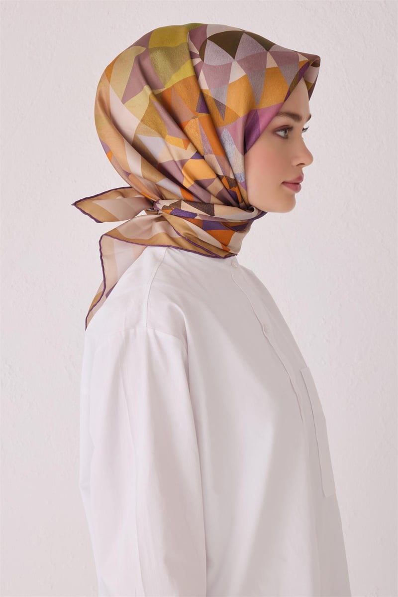 {URUNSEO_TITLE} | BELLI | BELLİ İPEK EŞARP | BELLİ SAF İPEK EŞARP 4046D (T) - 03