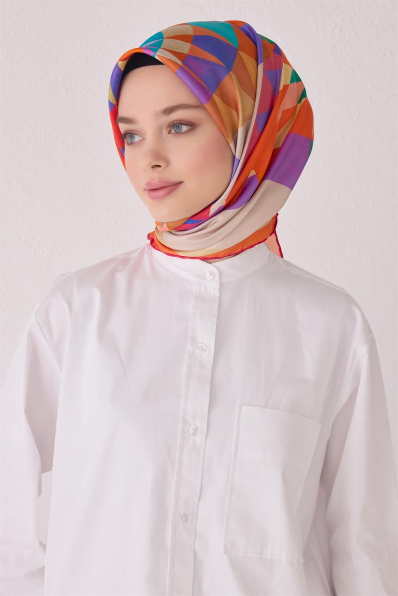 {URUNSEO_TITLE} | BELLI | BELLİ İPEK EŞARP | BELLİ SAF İPEK EŞARP 4046D (T) - 02
