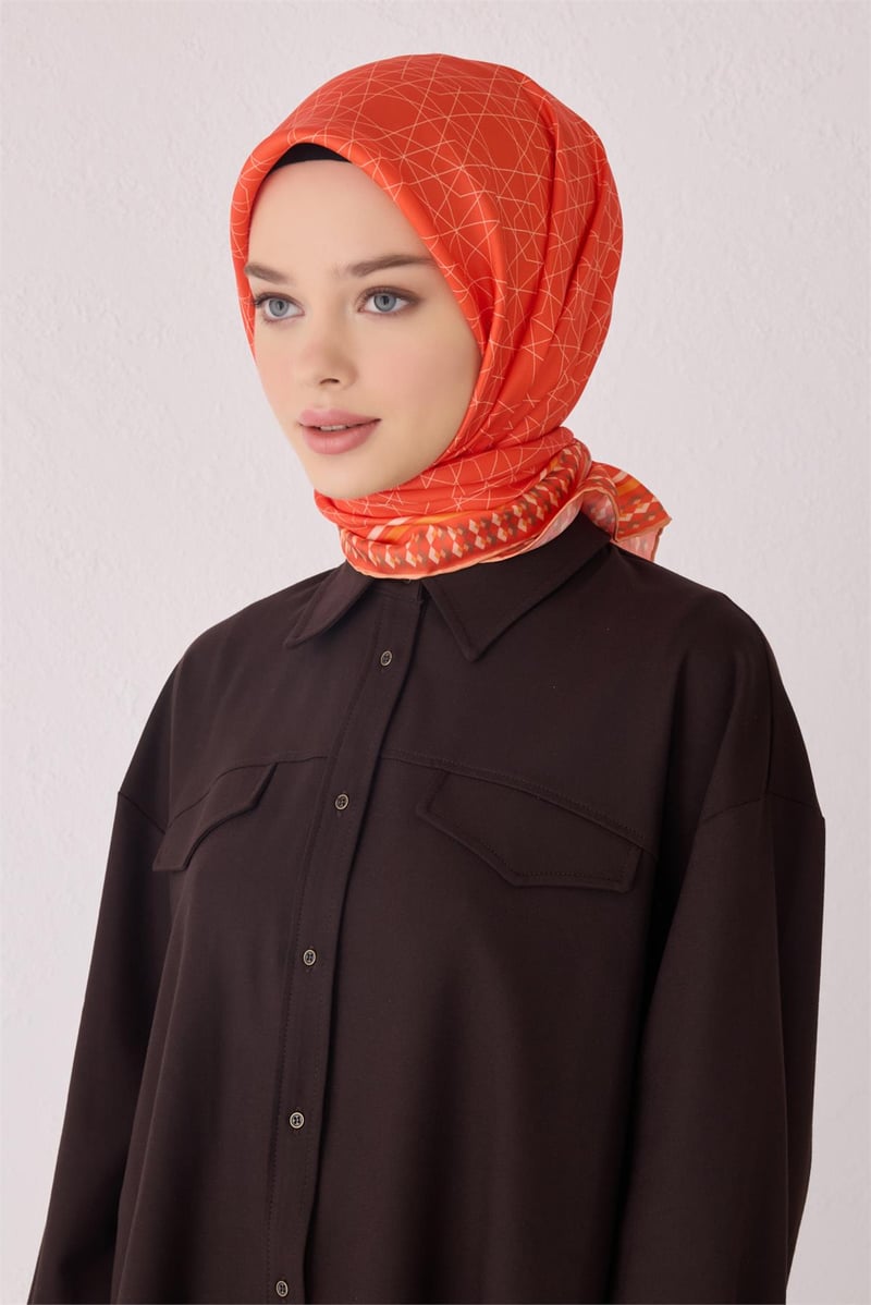 {URUNSEO_TITLE} | BELLI | BELLİ İPEK EŞARP | BELLİ SAF İPEK EŞARP 4053D (T) - 05