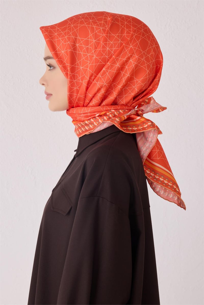 {URUNSEO_TITLE} | BELLI | BELLİ İPEK EŞARP | BELLİ SAF İPEK EŞARP 4053D (T) - 05