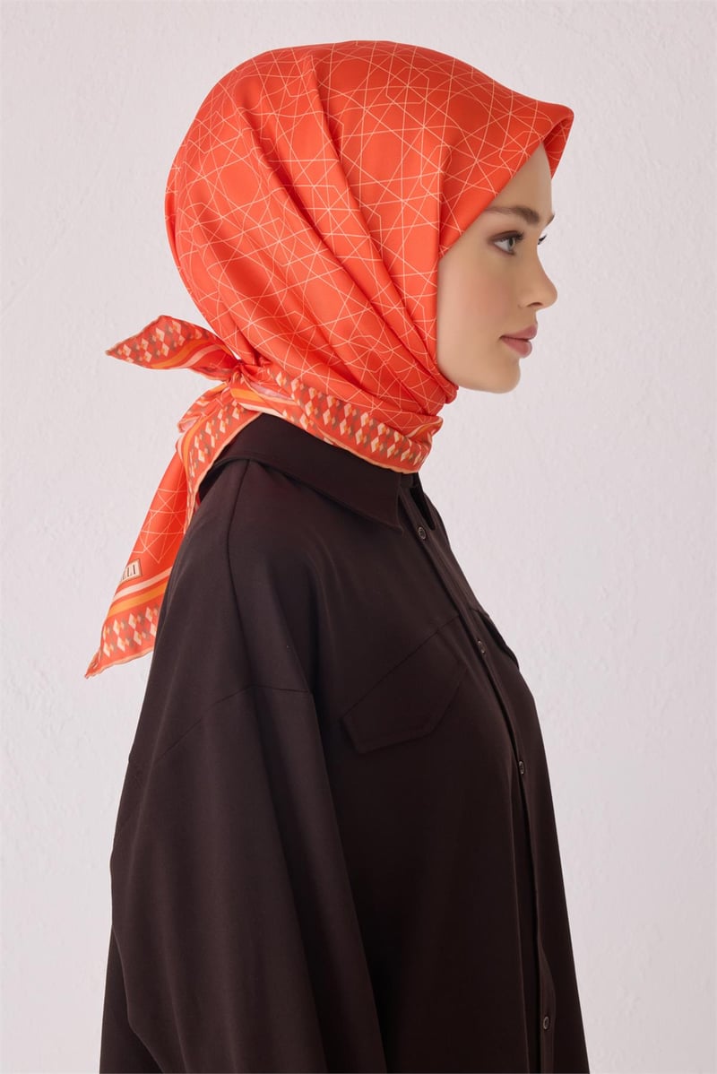 {URUNSEO_TITLE} | BELLI | BELLİ İPEK EŞARP | BELLİ SAF İPEK EŞARP 4053D (T) - 05