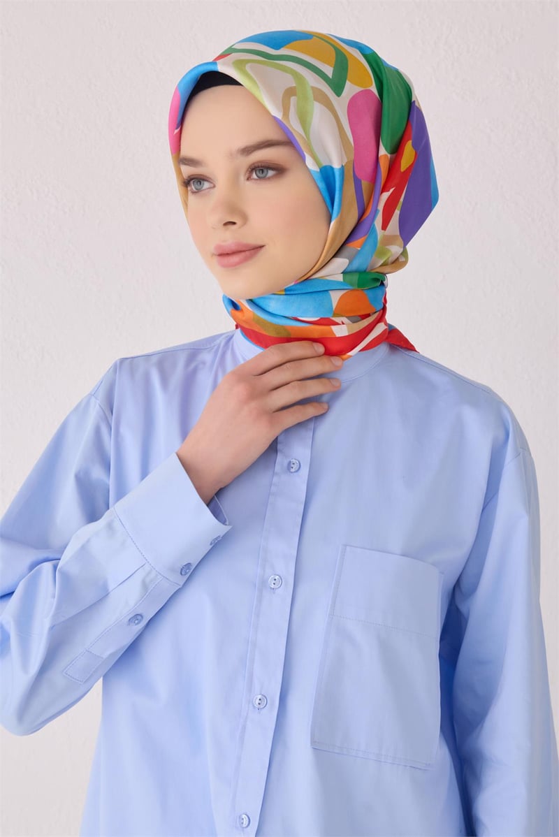 {URUNSEO_TITLE} | BELLI | BELLİ İPEK EŞARP | BELLİ SAF İPEK EŞARP 4054D (T) - 05