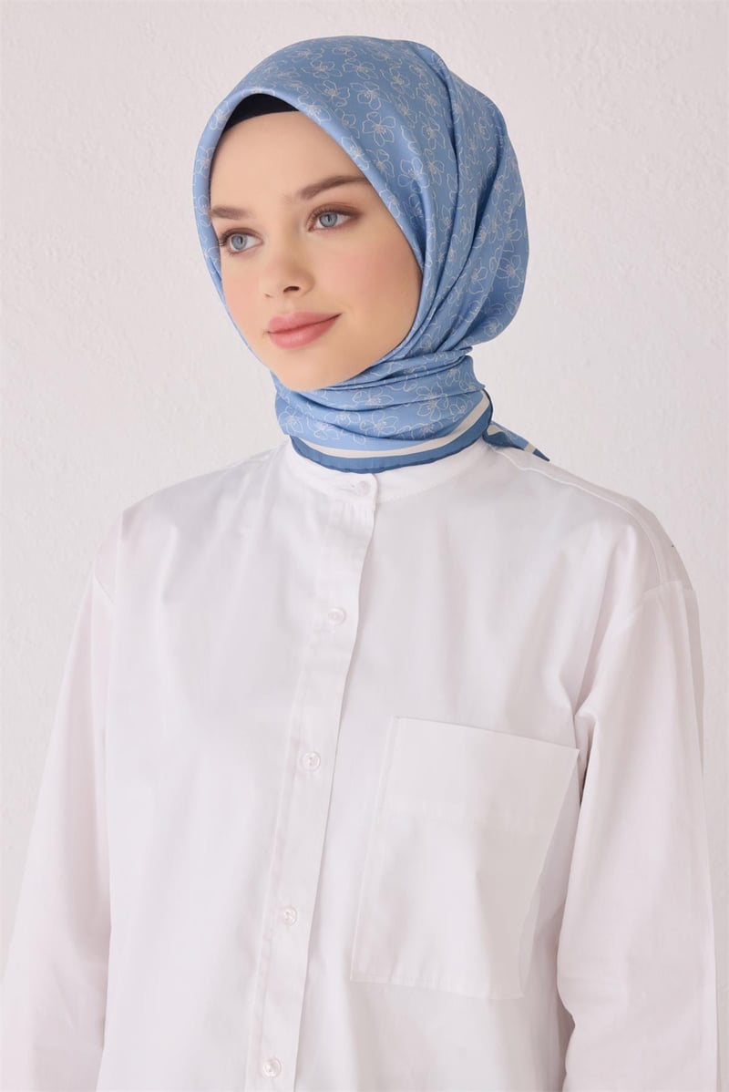{URUNSEO_TITLE} | BELLI | BELLİ İPEK EŞARP | BELLİ SAF İPEK EŞARP 4058D (T) - 03