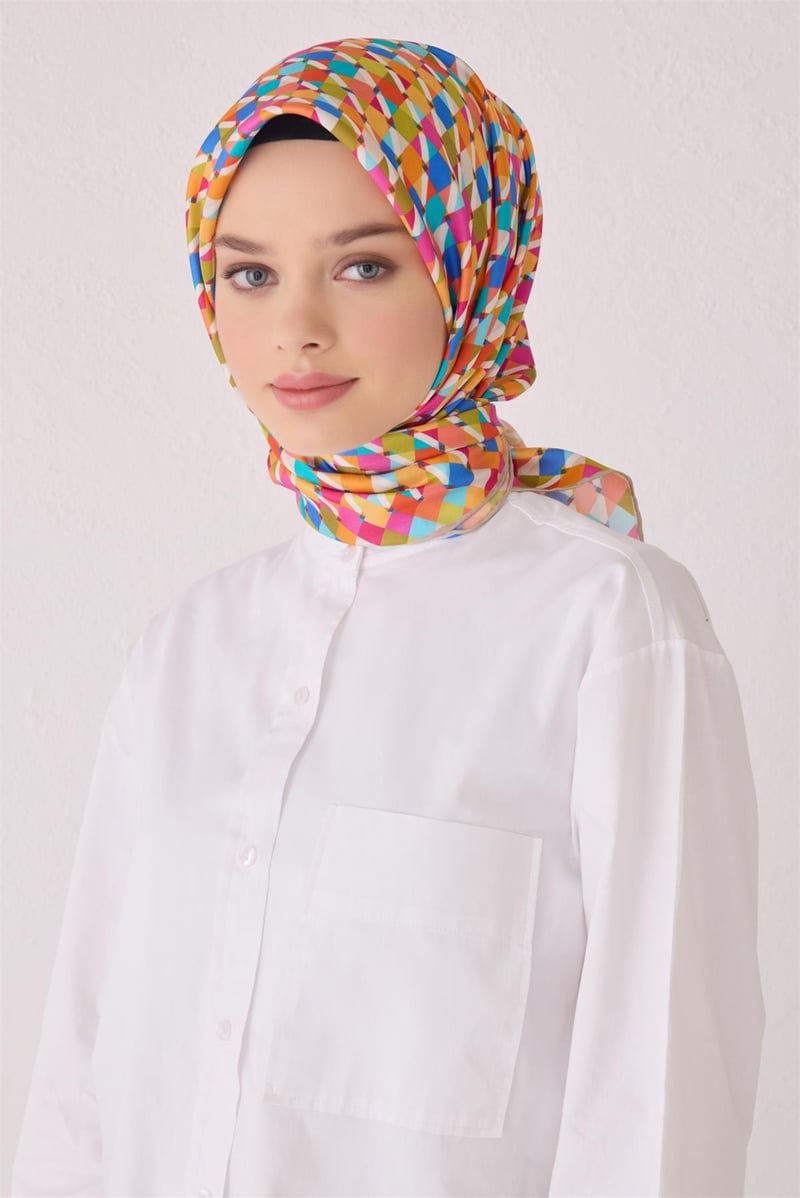{URUNSEO_TITLE} | BELLI | BELLİ İPEK EŞARP | BELLİ SAF İPEK EŞARP 4059D (T) - 02
